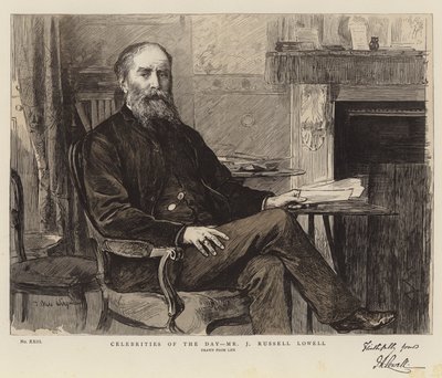 Celebridades del Día, Sr. J Russell Lowell de Theodore Blake Wirgman